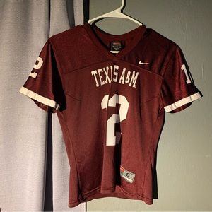 Texas A&M nike burgundy jersey. Size small. Number 12.